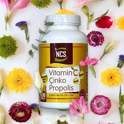 Ncs Vitamin C Çinko Propolis Vitamin D Resveratrol 180 Tablet