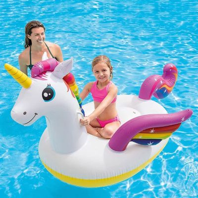 Intex 57561 Ride On Unicorn Tutmalı Tek Boynuzlu At Binici Deniz Oyuncağı