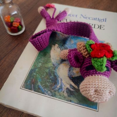 Amigurumi Mööcük Kitap Ayracı