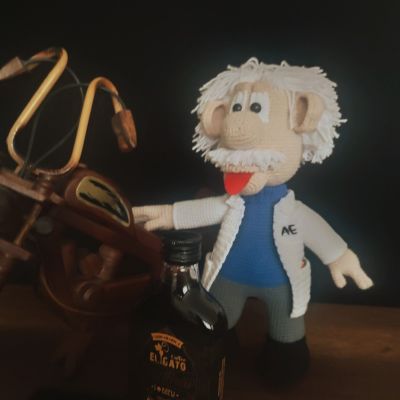 Albert Einstein Amigurumi Oyuncak